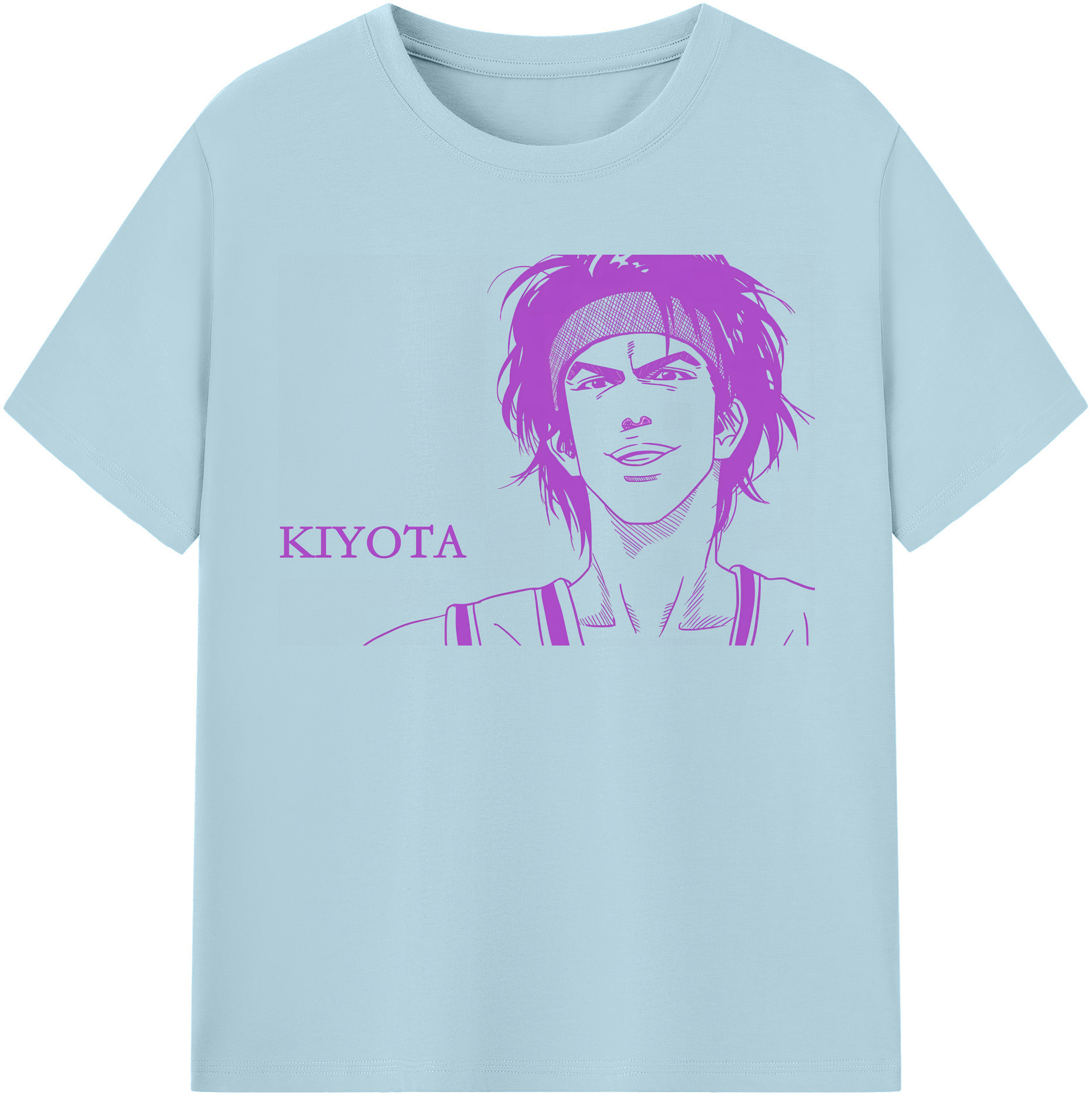 SLAM DUNK／スラムダンク 綿100％半袖Tシャツ（フロントプリント）